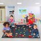 Deerlux 6 ft. Social Distancing Colorful Kids Classroom Seating Area Rug, Starry Sky Design, 8 x 8 ft Large QI003864.L - alternate 3